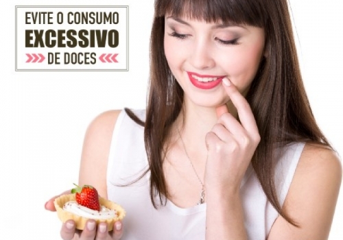 Evite o consumo excessivo de doces