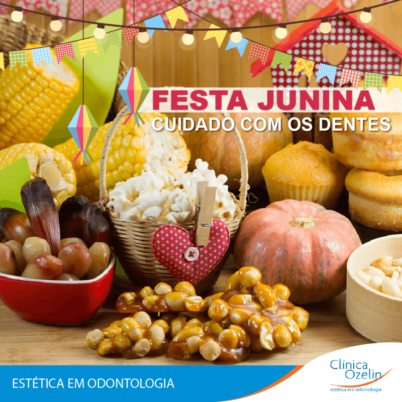 Festa Junina, cuidado com os dentes!